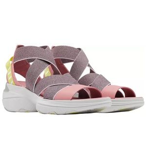 Sorel Explorer Blitz Multi Strap Sandal in Eraser Pink/Moonstone